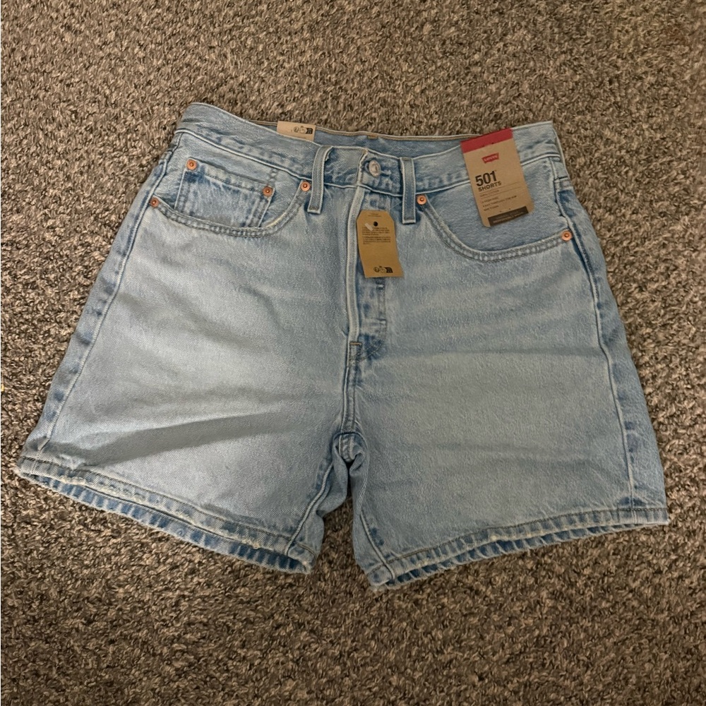 Levi's Women's Classic Light Blue Jean Shorts